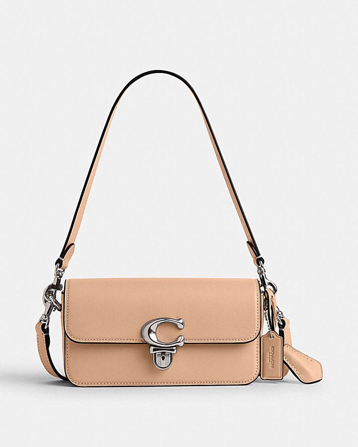 Túi Coach Studio Baguette Bag Nữ Be