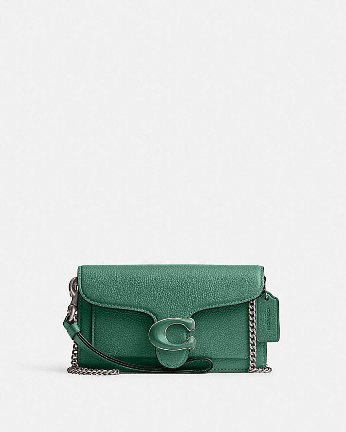 Túi Coach Tabby Crossbody Wristlet Nữ Xanh Lá