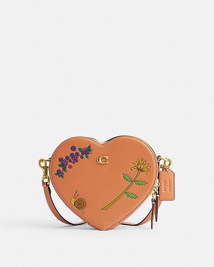 Túi Coach Coach X Observed By Us Heart Crossbody Nữ Cam