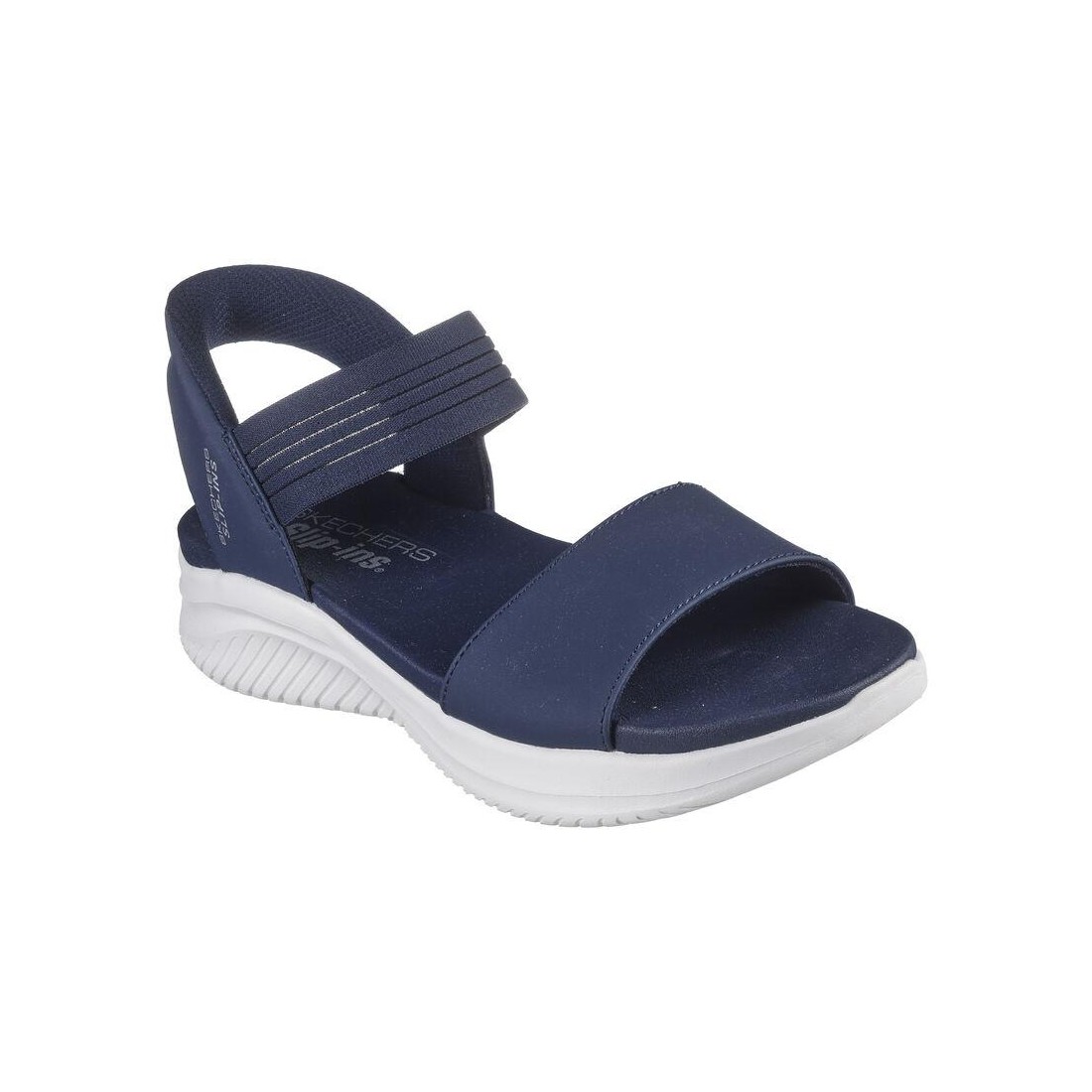 Dép Skechers Slip-Ins: Ultra Flex 3.0 - Summerville Nữ Xanh Navy