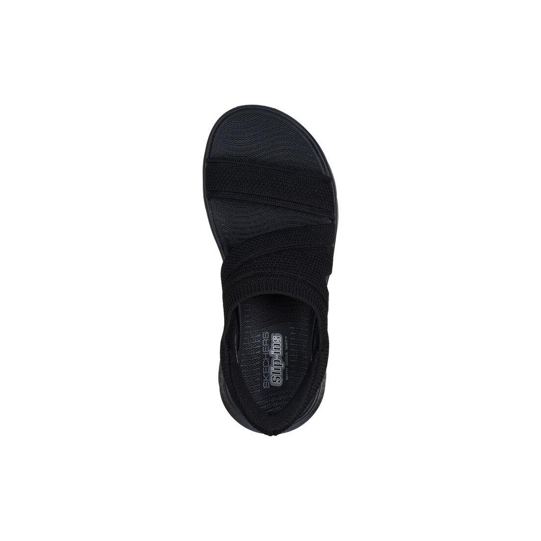 Dép Skechers Slip-Ins: Go Walk Flex Sandal - Enticing Nữ Đen