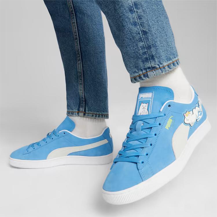 Giày Puma PUMA x RIPNDIP Suede Blue Sneakers Nữ Xanh Trắng