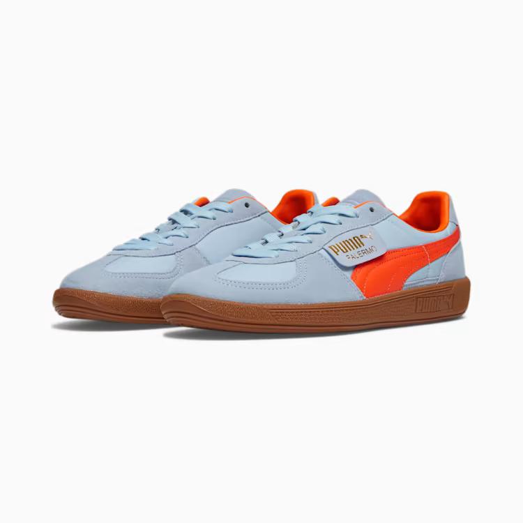 Giày Puma Palermo OG Sneakers Nữ Cam Xanh 