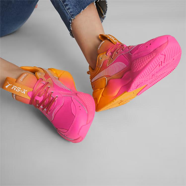 Giày Puma RS-X Faded Nữ Hồng Cam