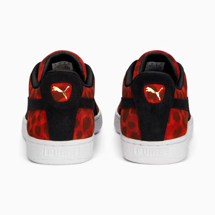 Giày Puma Suede Animal Nữ Đen Đỏ