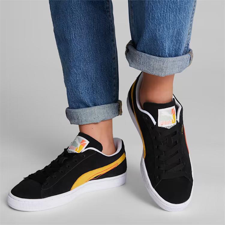 Giày Puma Suede Brand Love Nữ Đen