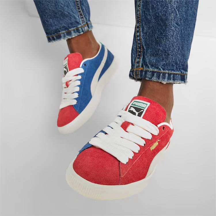 Giày Puma Suede Vintage Origins Nữ Đỏ Phối Màu