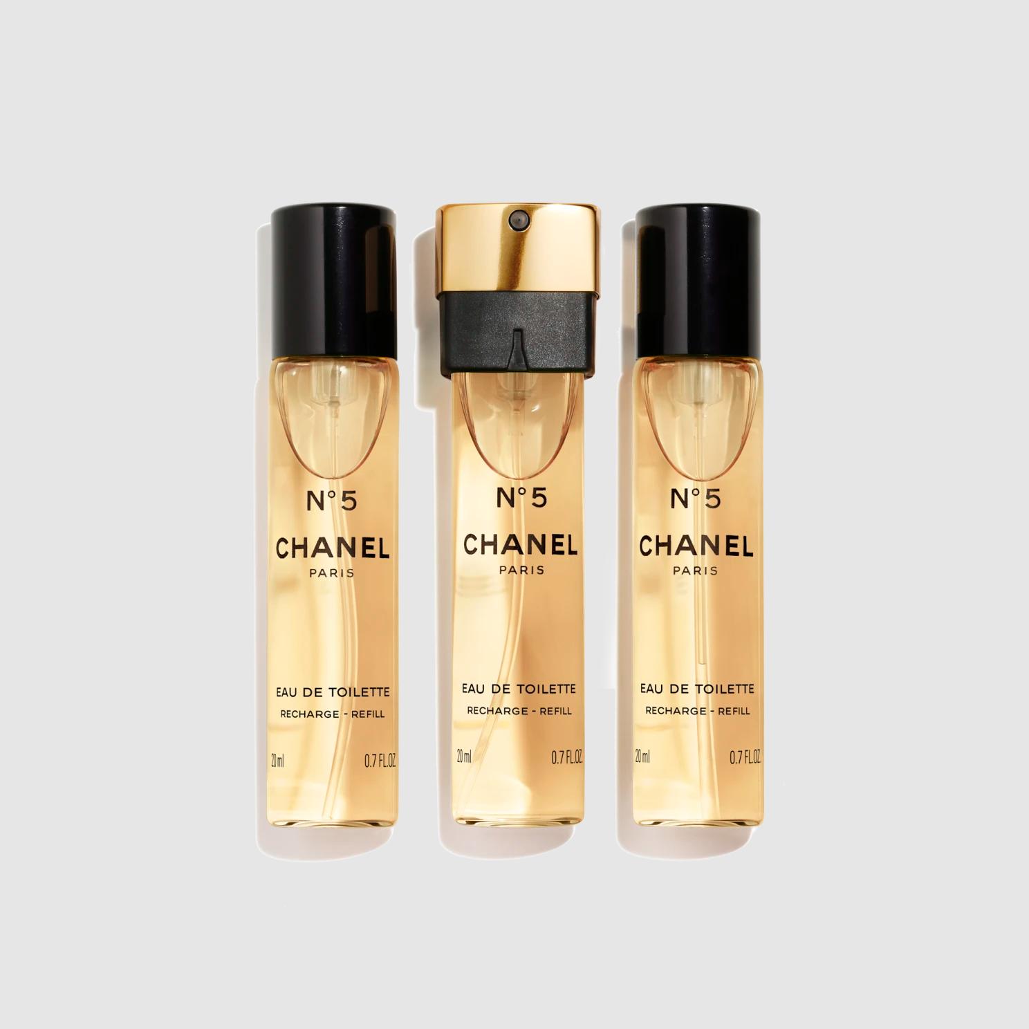 Nước Hoa Chanel N°5 Eau de Toilette Twist and Spray Refill Nữ 3x20ml