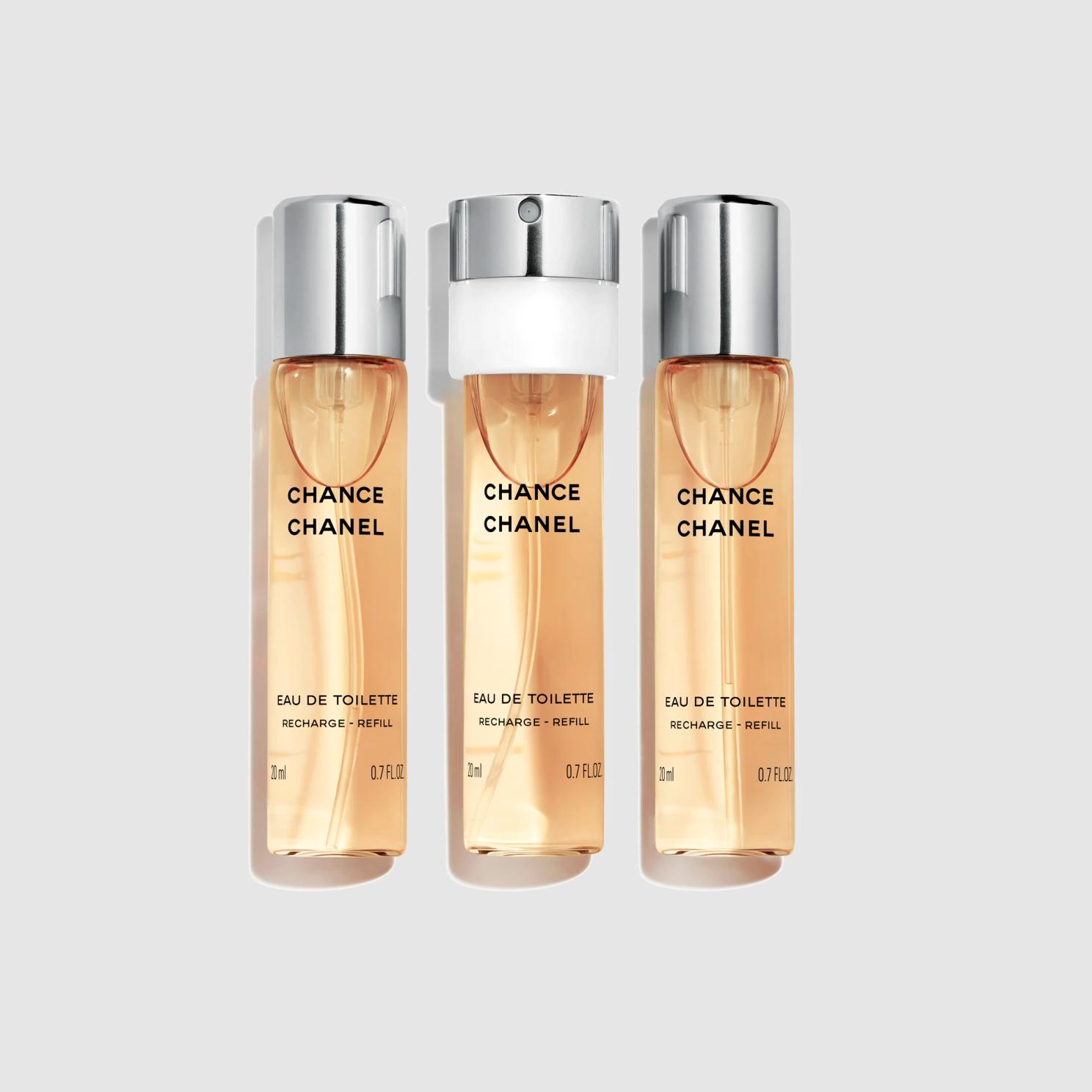 Nước Hoa Chanel CHANCE Eau de Toilette Twist and Spray Refill Nữ 3x20ml