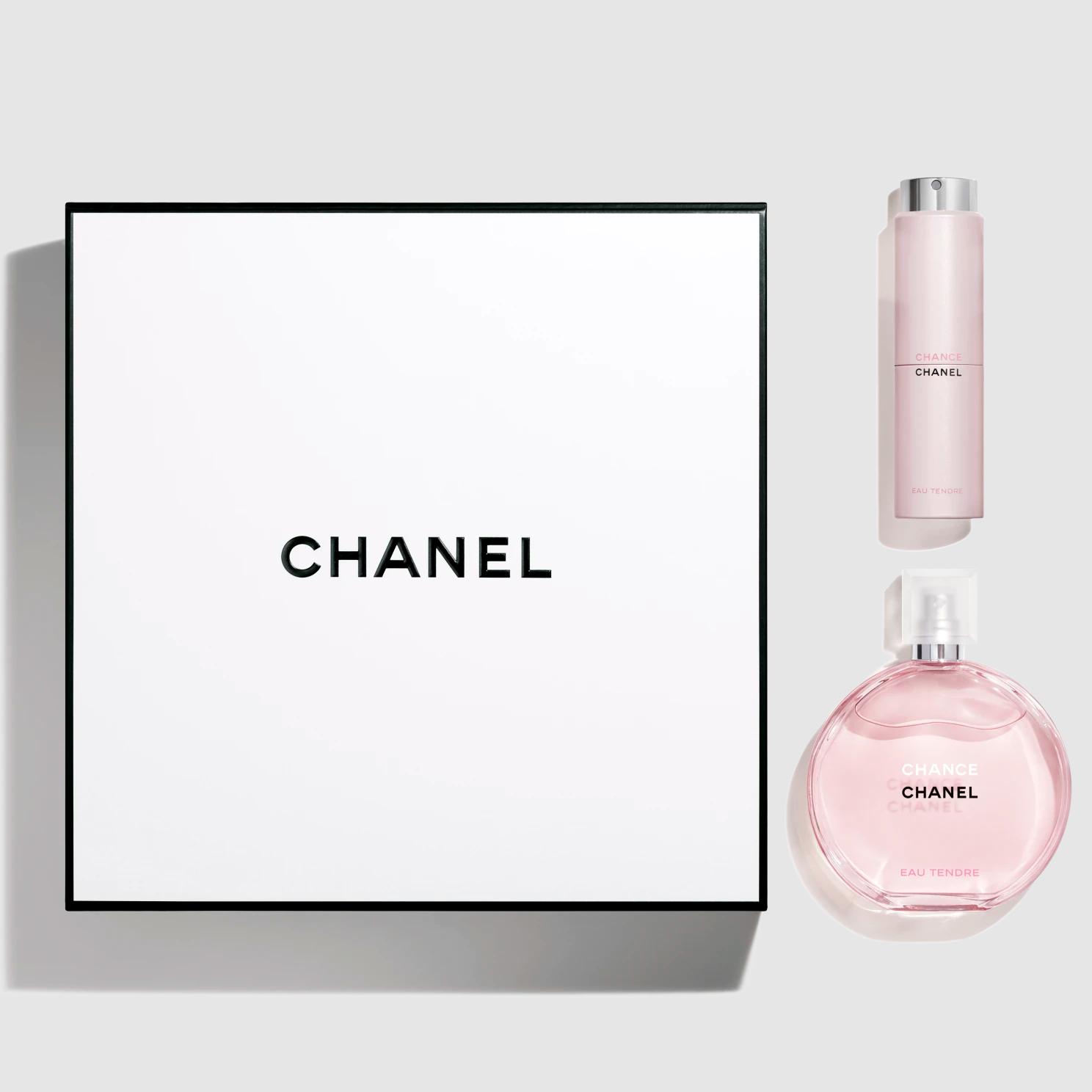 Nước Hoa Chanel Chance Eau Tendre 100ml Eau De Toilette Twist And Spray Set Nữ