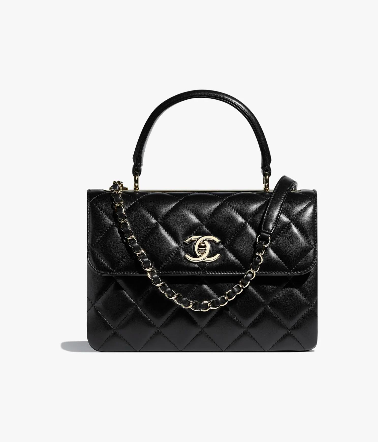 Túi Chanel Flap Bag With Top Handle Nữ Đen