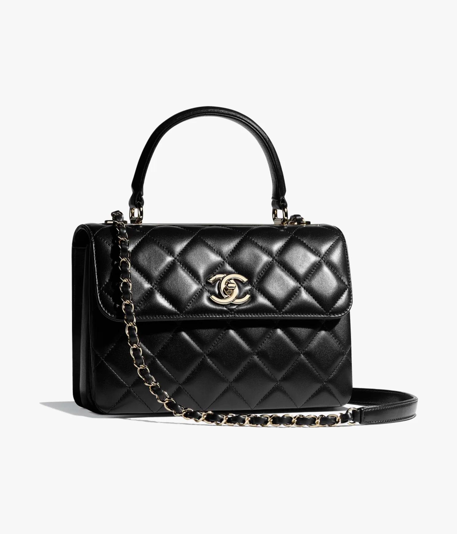 Túi Chanel Flap Bag With Top Handle Nữ Đen