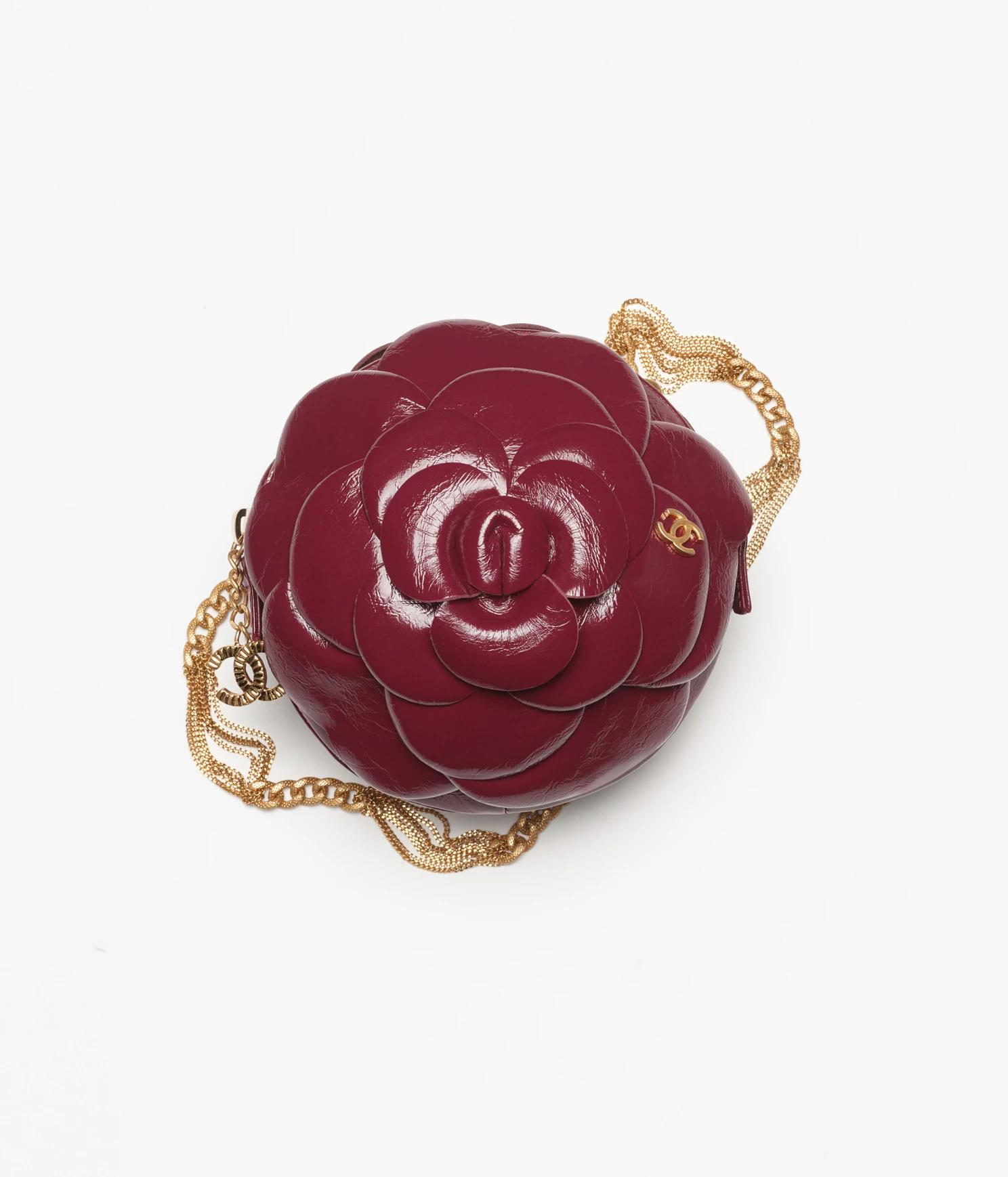 Túi Chanel Evening Bag Shiny Aged Calfskin Nữ Đỏ
