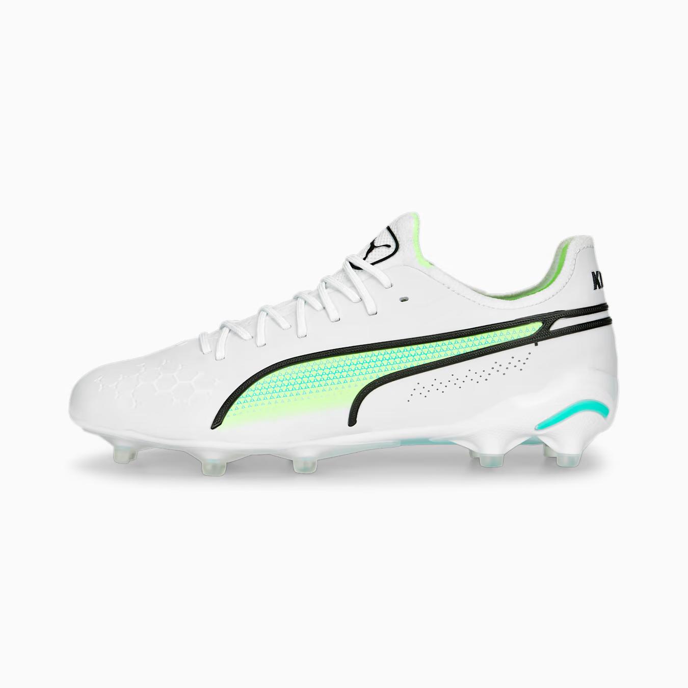 Giày Puma KING ULTIMATE FG/AG Women's Soccer Cleats Nữ Trắng Xanh Lá