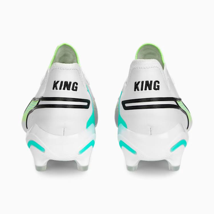 Giày Puma KING ULTIMATE FG/AG Women's Soccer Cleats Nữ Trắng Xanh Lá