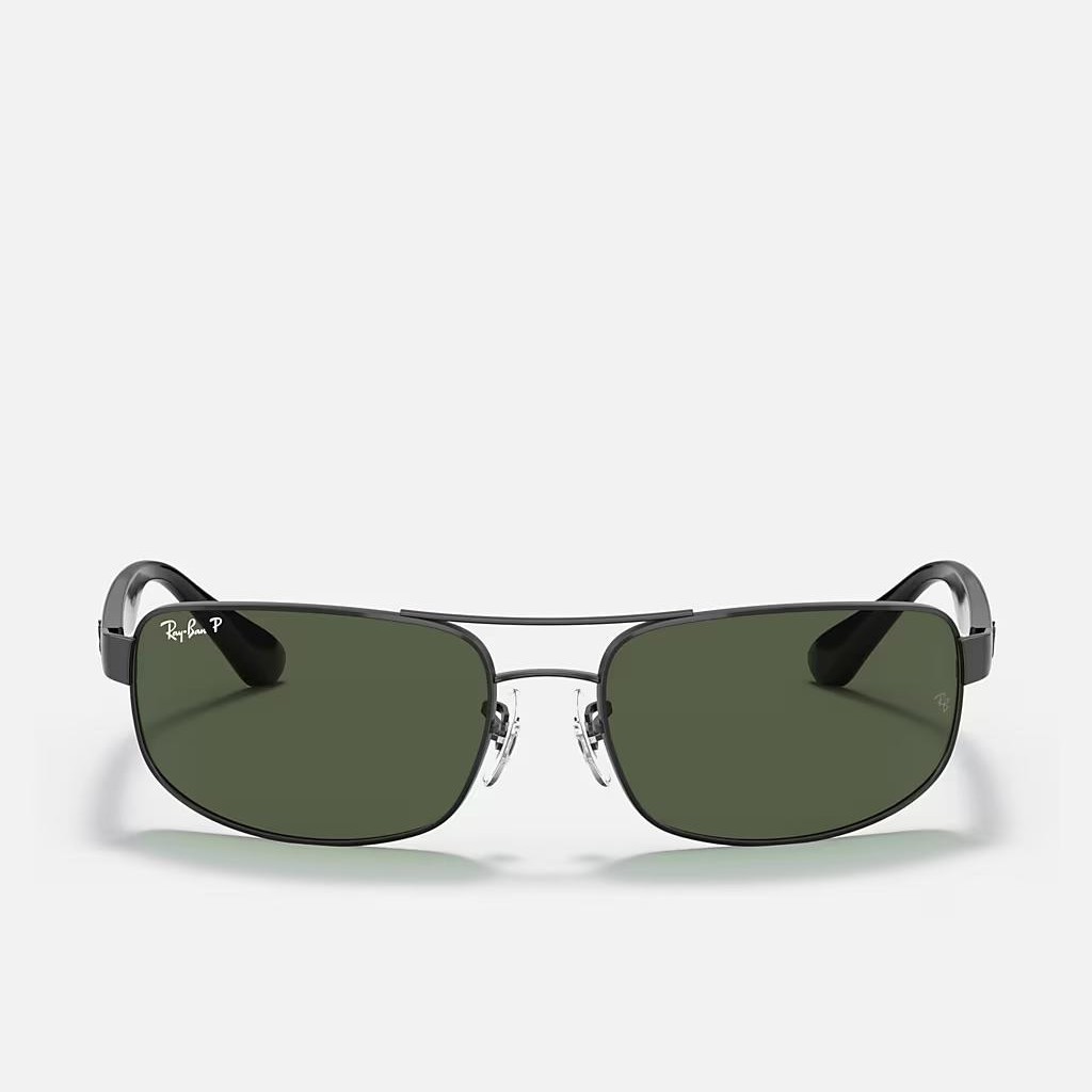 Kính Ray-Ban Rb3445 Polarized Đen Xanh Lá