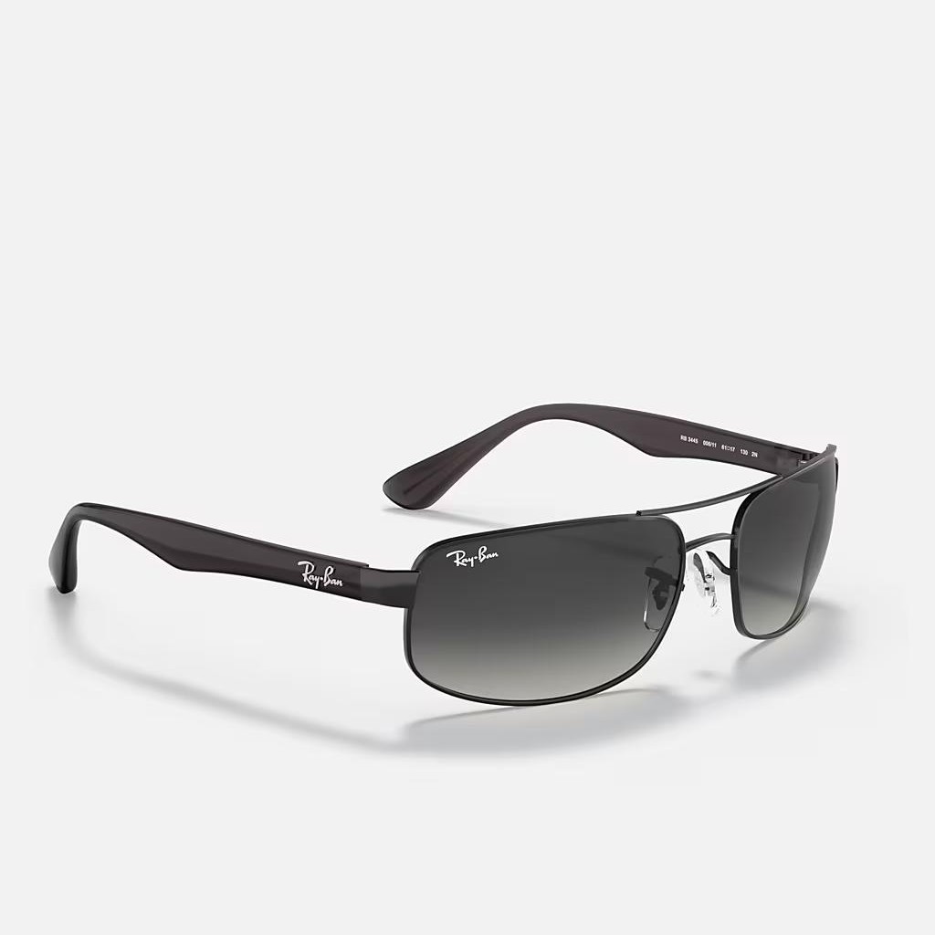 Kính Ray-Ban Rb3445 Đen Nhám Xám