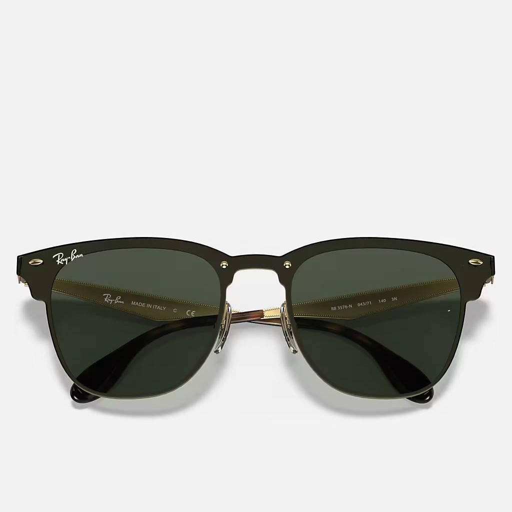 Kính Ray-Ban Blaze Clubmaster Vàng Xanh Lá