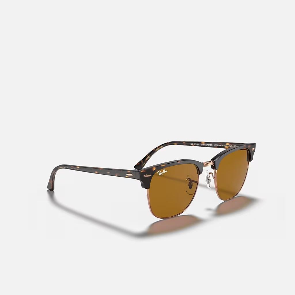 Kính Ray-Ban Clubmaster Marble Nâu