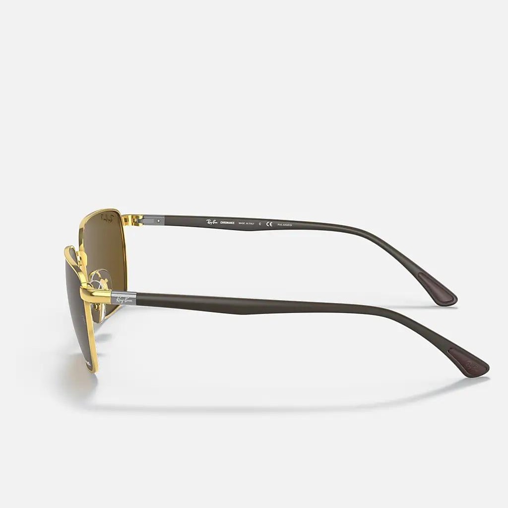 Kính Ray-Ban Rb3684Ch Chromance Vàng Nâu