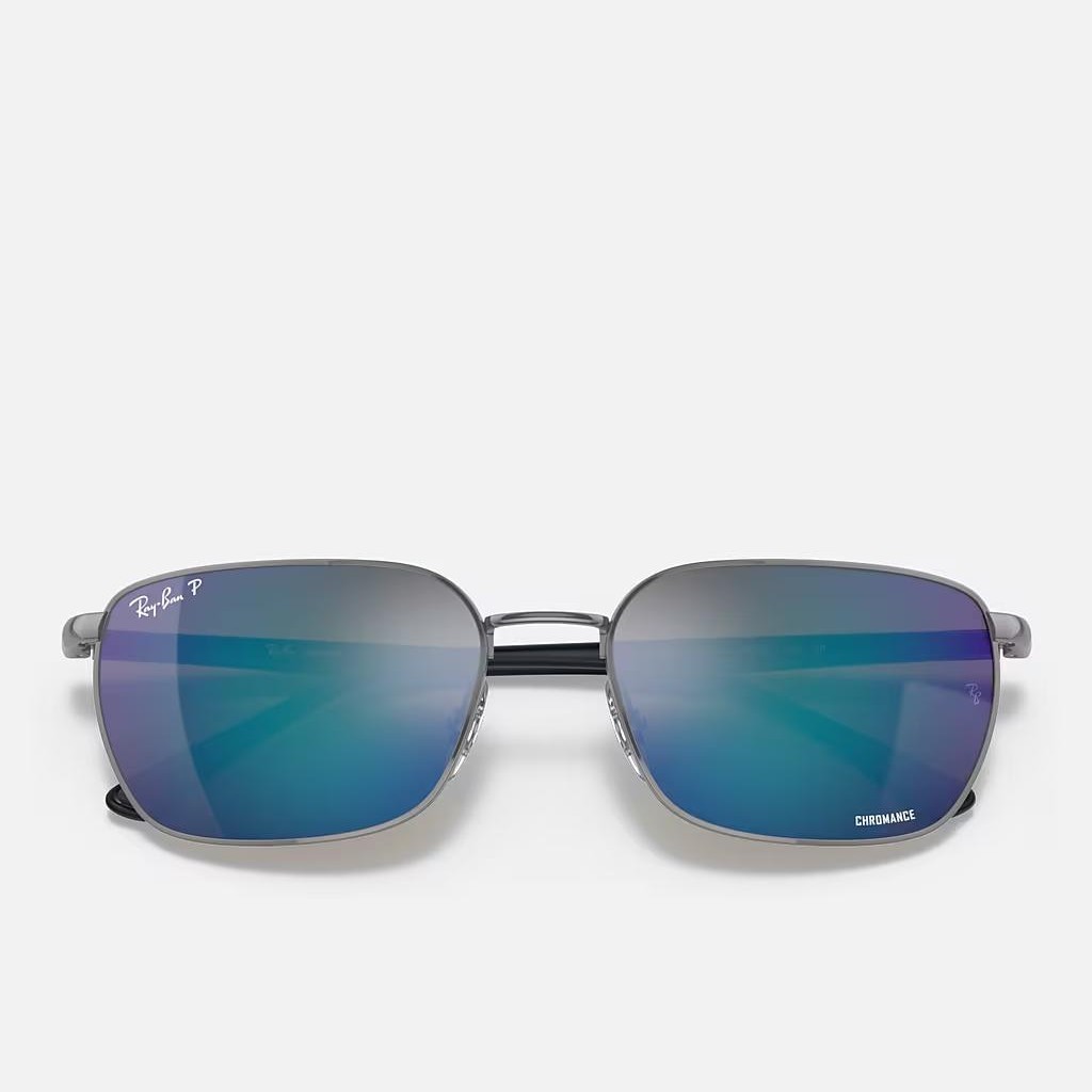 Kính Ray-Ban Rb3684Ch Chromance Xám Xanh Dương