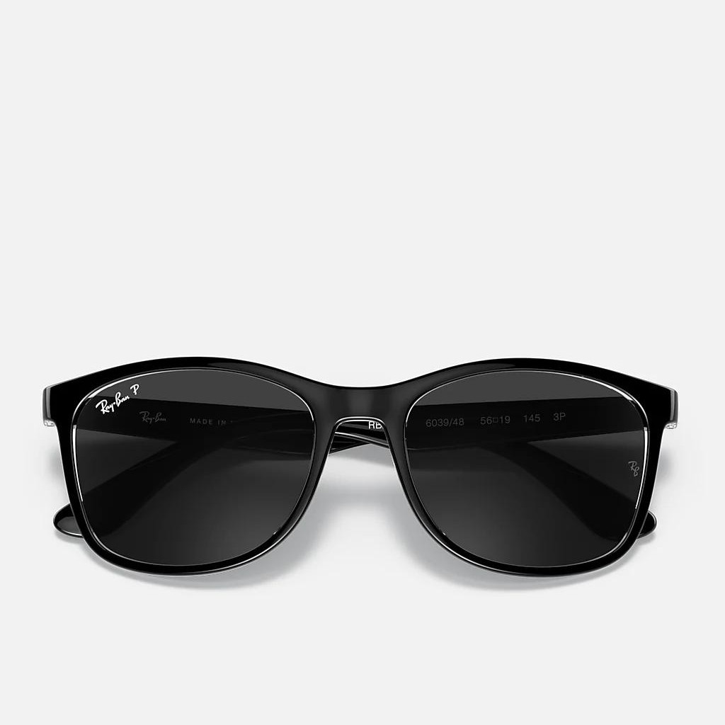 Kính Ray-Ban Rb4374 Polarized Đen Xám Đậm