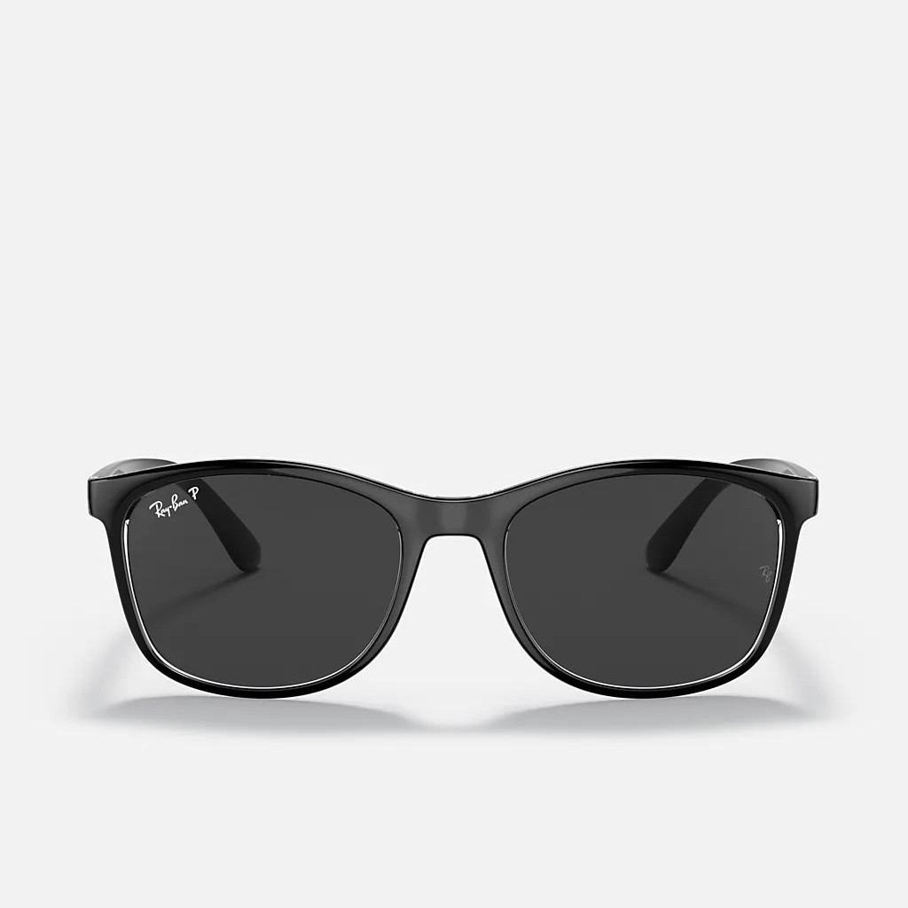 Kính Ray-Ban Rb4374 Polarized Đen Xám Đậm