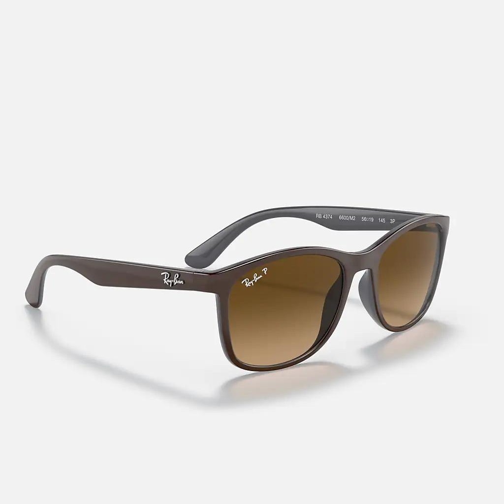 Kính Ray-Ban Rb4374 Polarized Nâu