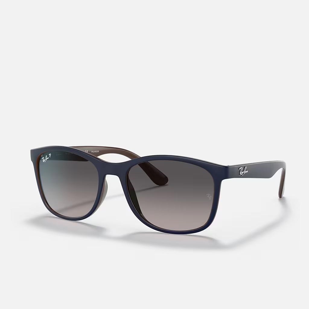 Kính Ray-Ban Rb4374 Polarized Xanh Dương Xám