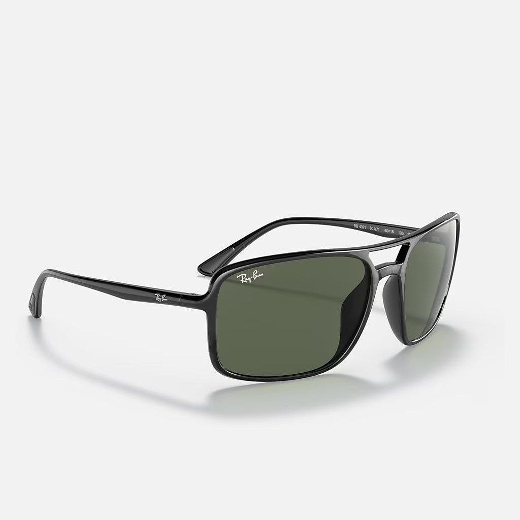 Kính Ray-Ban Rb4375 Đen Xanh Lá