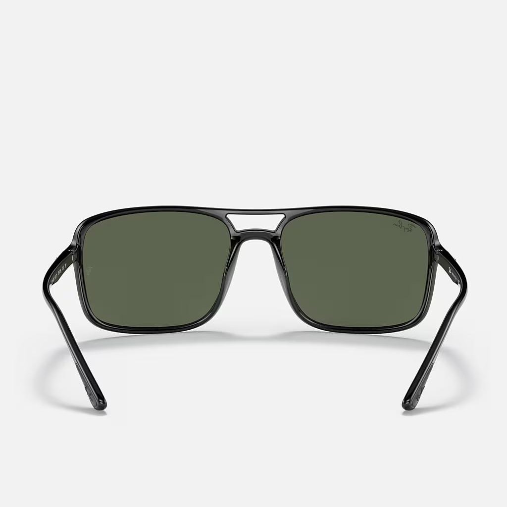 Kính Ray-Ban Rb4375 Đen Xanh Lá