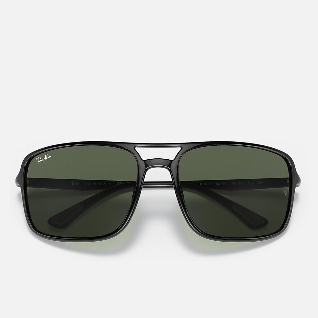 Kính Ray-Ban Rb4375 Đen Xanh Lá