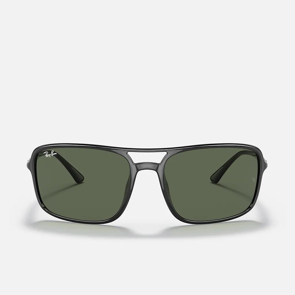 Kính Ray-Ban Rb4375 Đen Xanh Lá