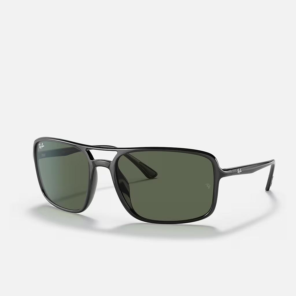 Kính Ray-Ban Rb4375 Đen Xanh Lá