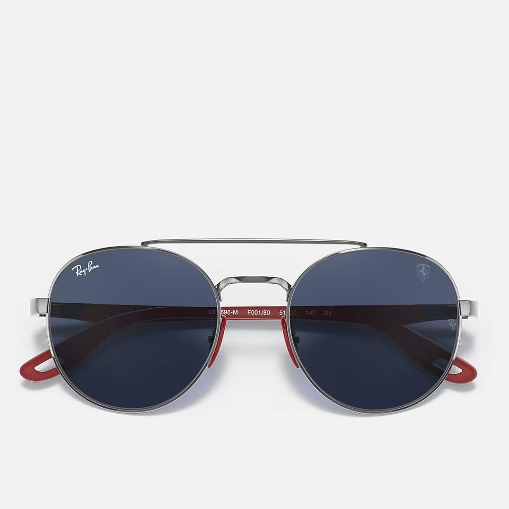 Kính Ray-Ban Rb3696M Scuderia Ferrari Collection Xám Xanh Dương