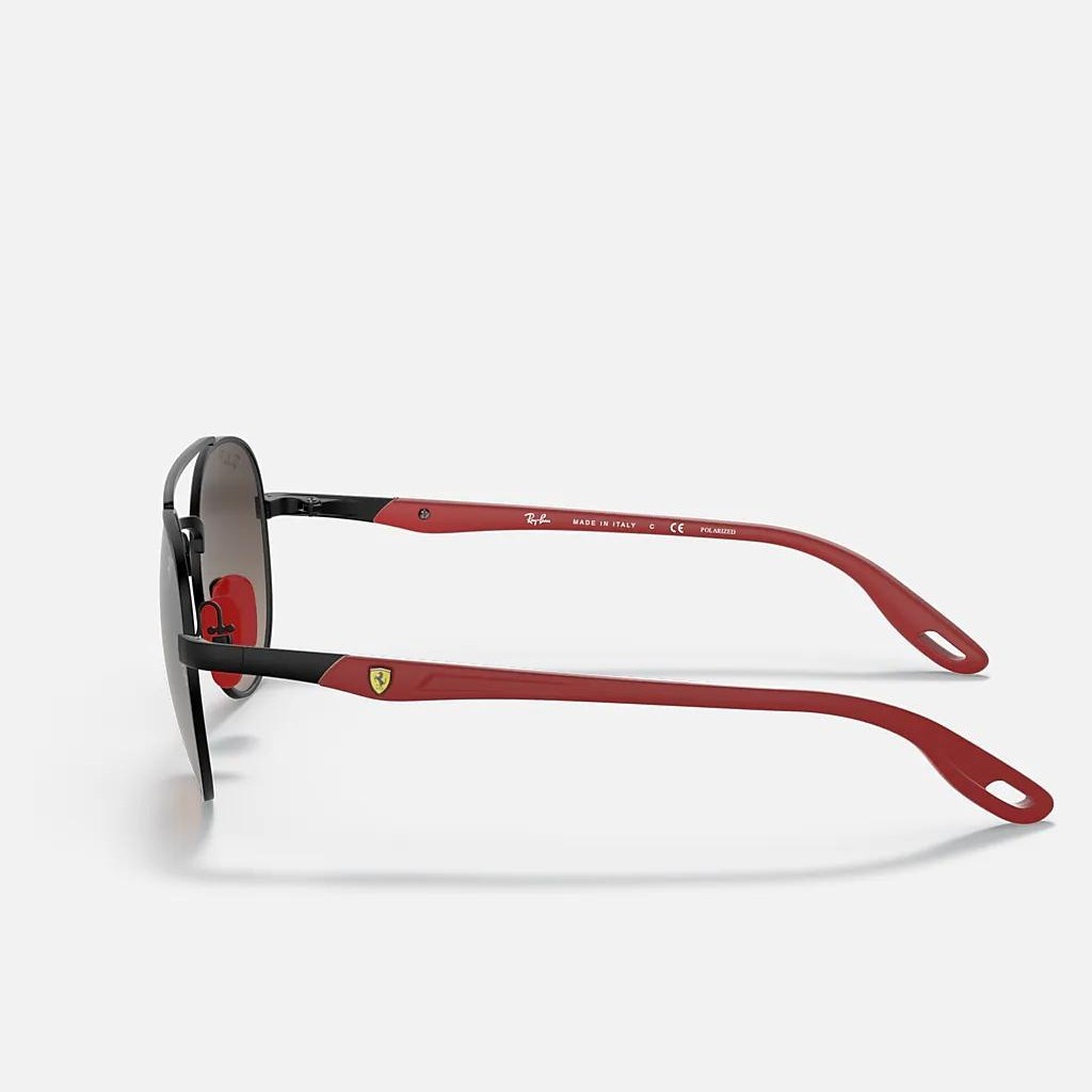 Kính Ray-Ban Rb3696M Scuderia Ferrari Collection Đen Nhám BạC