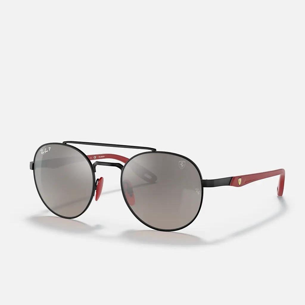 Kính Ray-Ban Rb3696M Scuderia Ferrari Collection Đen Nhám BạC