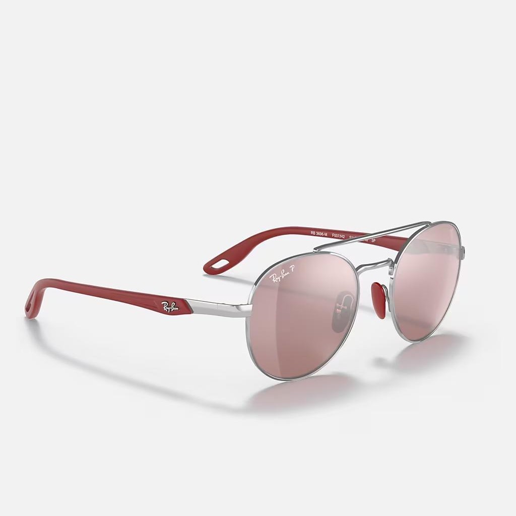 Kính Ray-Ban Rb3696M Scuderia Ferrari Collection Bạc Tím