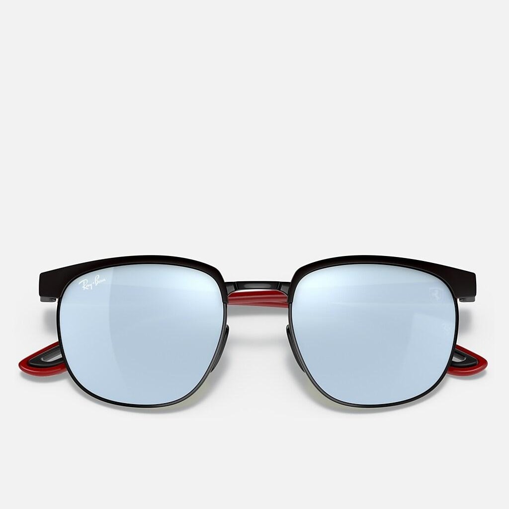 Kính Ray-Ban Rb3698M Scuderia Ferrari Collection Đen Nhám Bạc