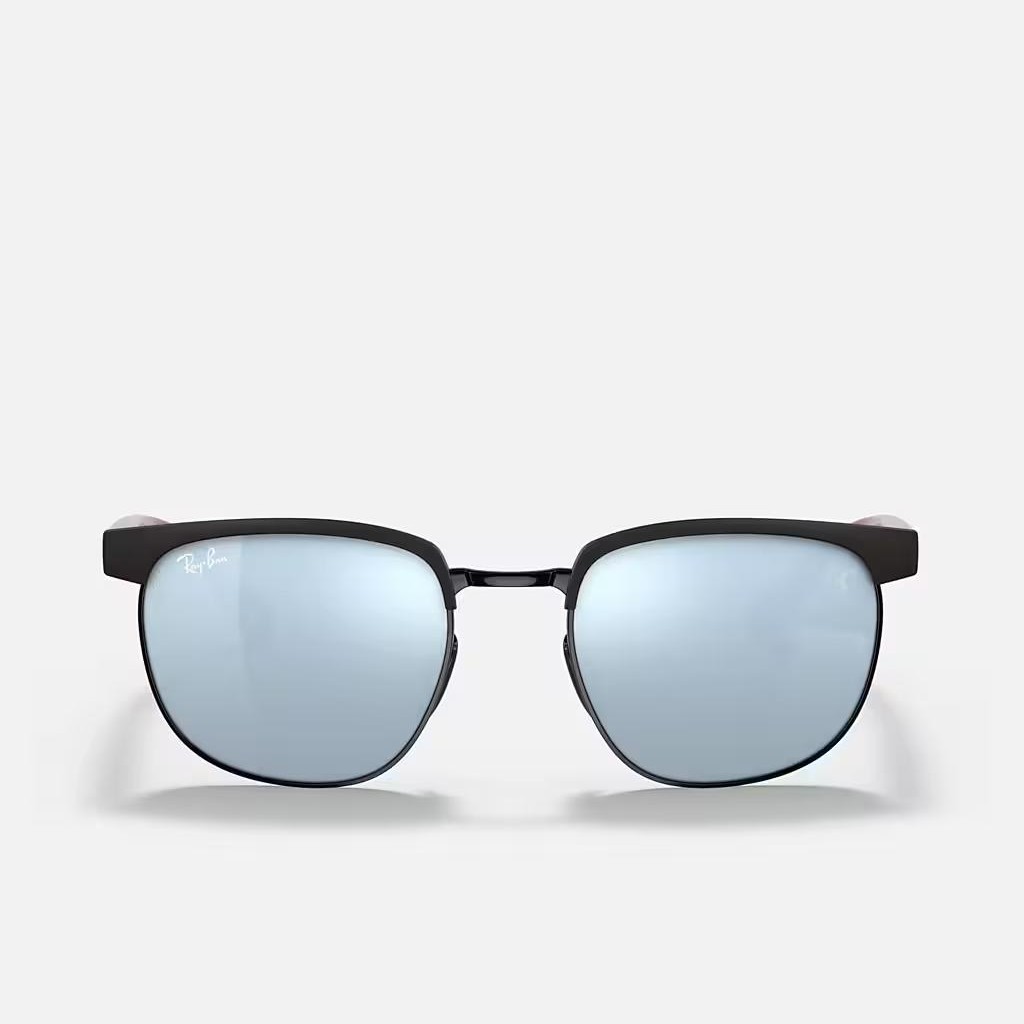 Kính Ray-Ban Rb3698M Scuderia Ferrari Collection Đen Nhám Bạc