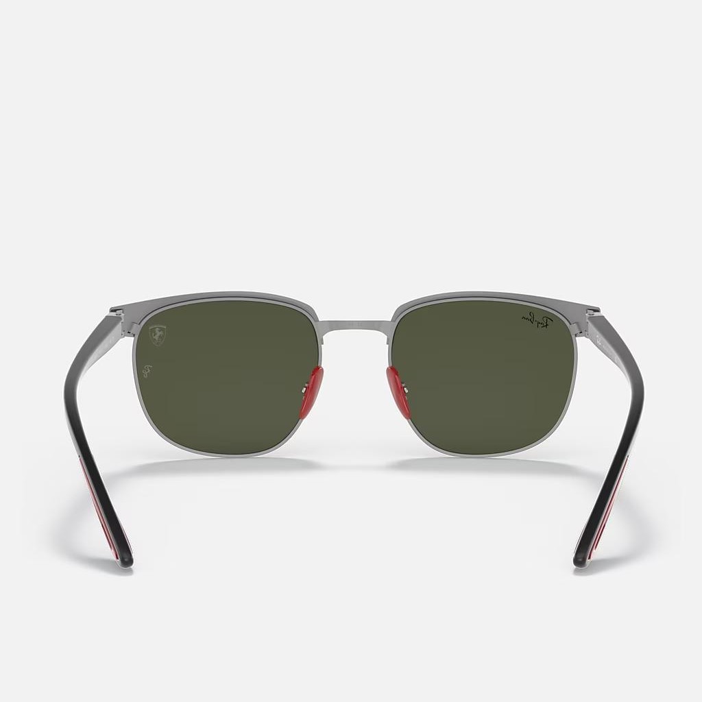 Kính Ray-Ban Rb3698M Scuderia Ferrari Collection Đen Nhám Xanh Lá