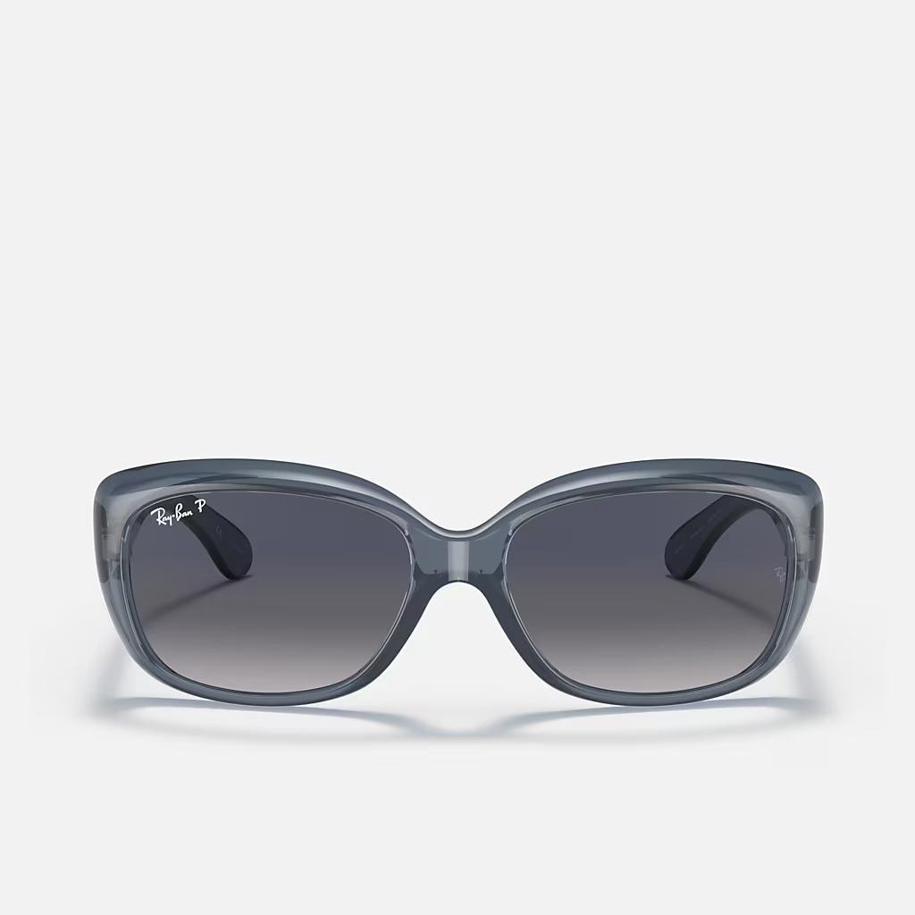 Kính Ray-Ban Jackie Ohh Transparent Tím Xám