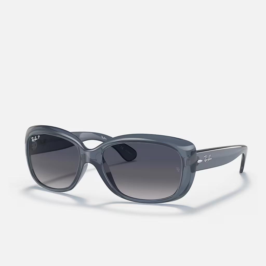 Kính Ray-Ban Jackie Ohh Transparent Tím Xám