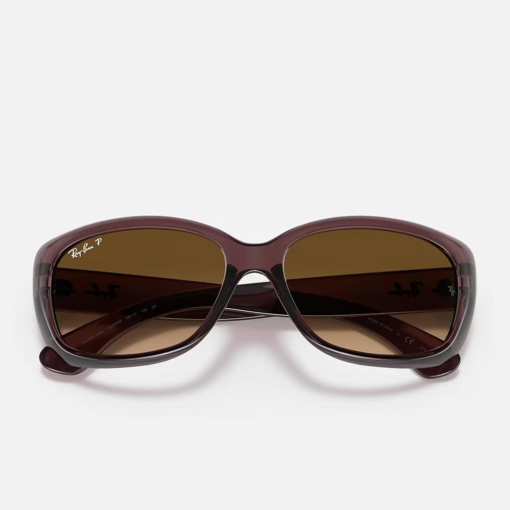 Kính Ray-Ban Jackie Ohh Transparent Nâu