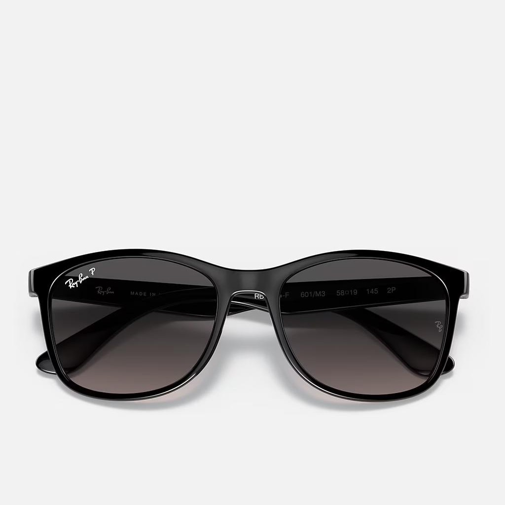 Kính Ray-Ban Rb4374 Polarized Đen Nhám Xám