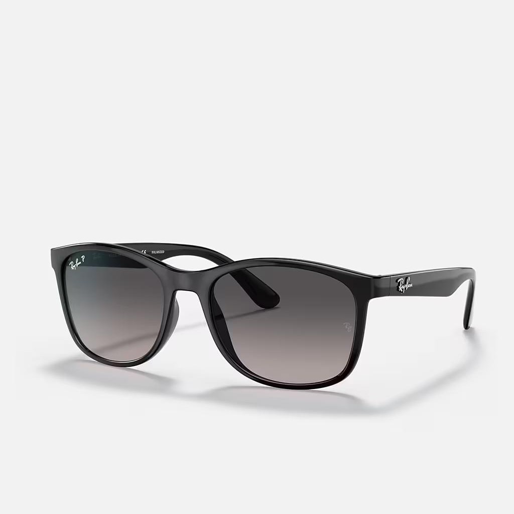 Kính Ray-Ban Rb4374 Polarized Đen Nhám Xám