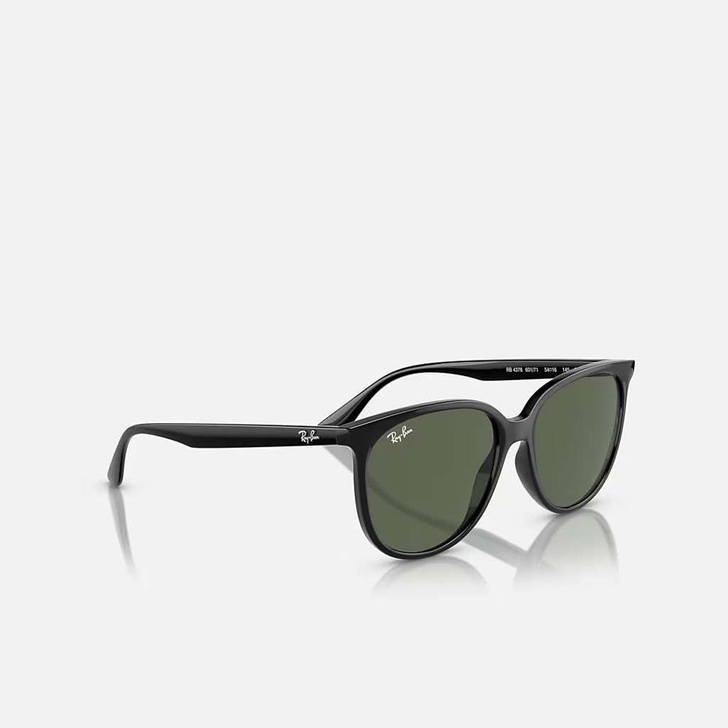 Kính Ray-Ban Rb4378 Đen Xanh Lá Đậm