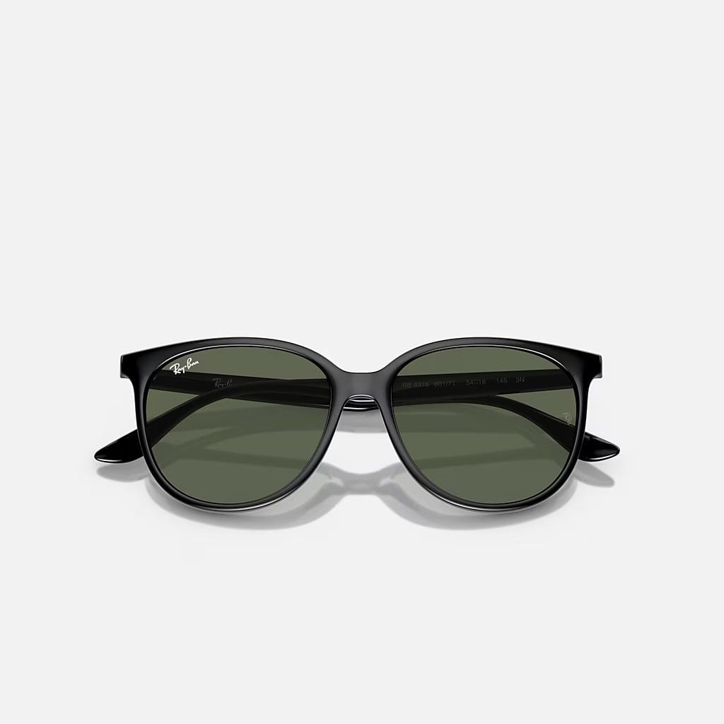 Kính Ray-Ban Rb4378 Đen Xanh Lá Đậm