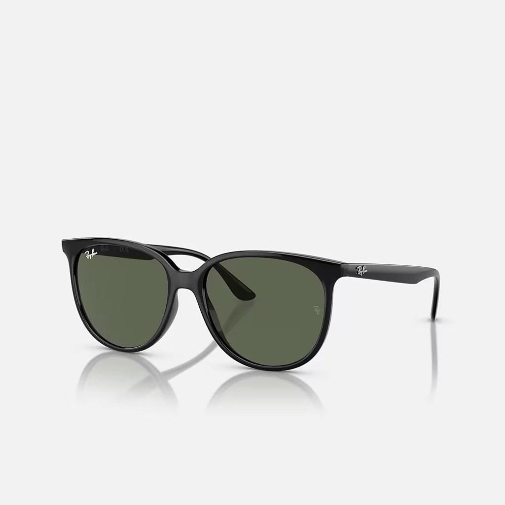 Kính Ray-Ban Rb4378 Đen Xanh Lá Đậm