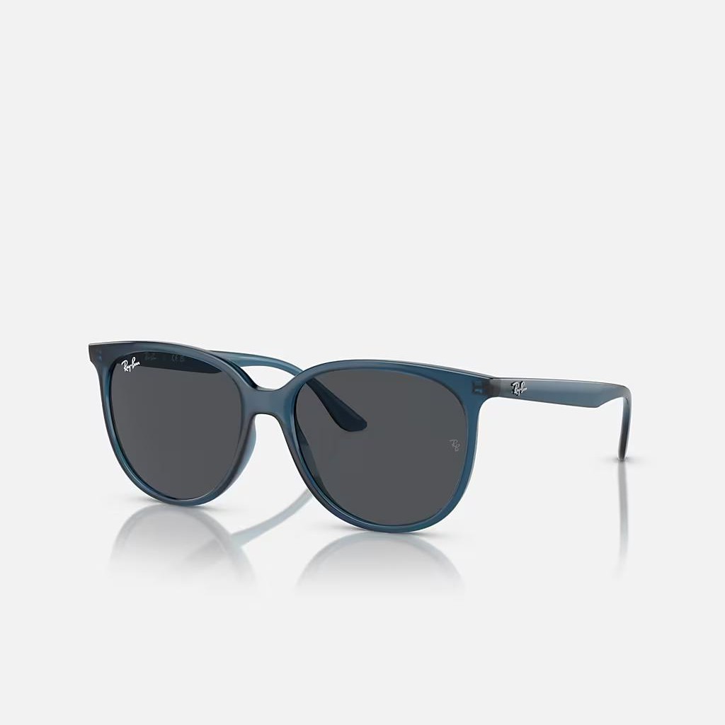 Kính Ray-Ban Rb4378 Xanh Dương Xám Đậm